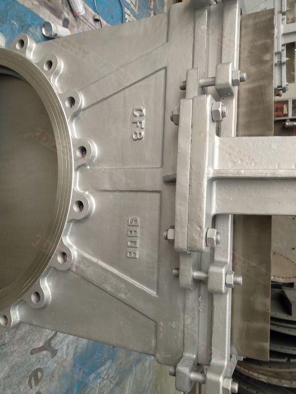 Wcb Gate Valve, Knife Gate Valve with Gearbox