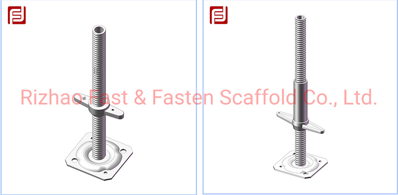 Scaffolding Adjustable Solid Base Jack for Scaffolding