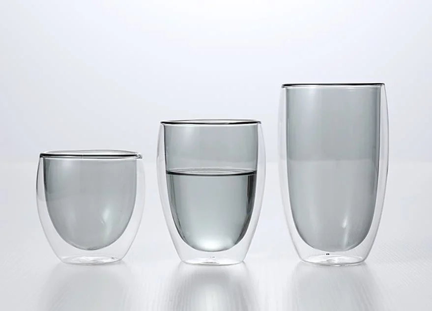 Thickened Heat-Resistant Double Glass/Creative Juice Coffee Milk Juice Glass Transparent Glass