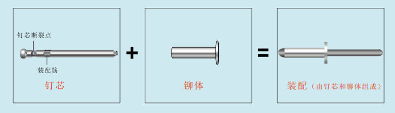 OEM ODM in China Fastener Hardware Manufacturer Fastener Clutch Rivet