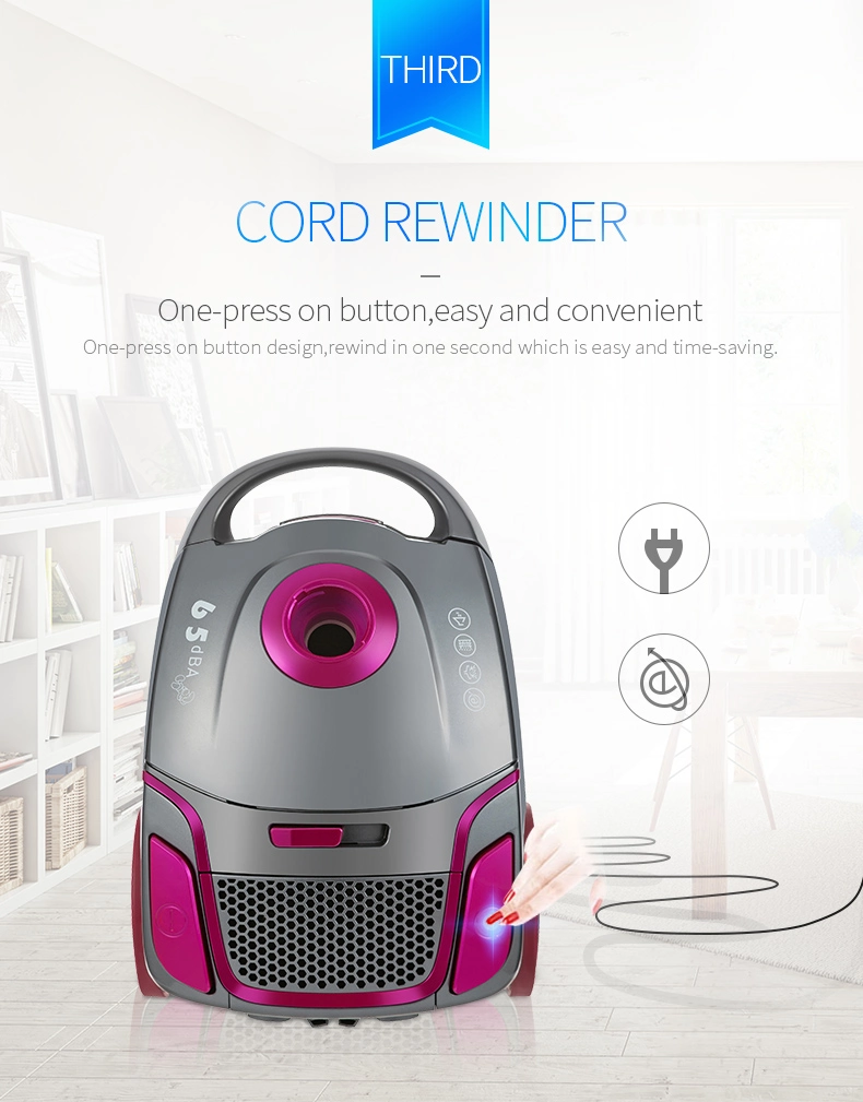 Corded Vacuum Cleaner Canister Dry Household Vacuum Cleaner