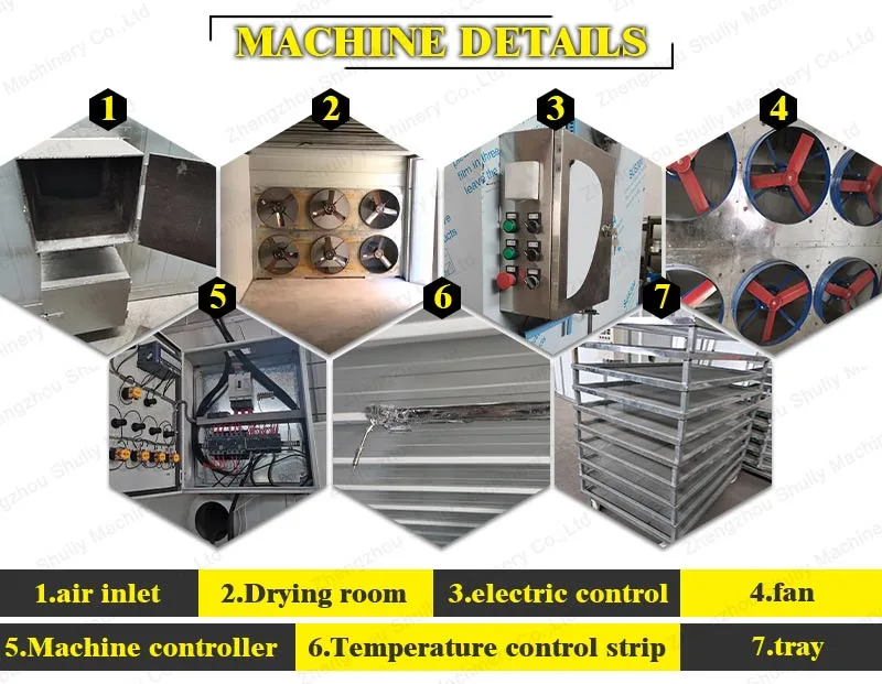 Box Dry Machine Can Be Customized Chamber Size for Drying Beef and Lungs Drying Machine