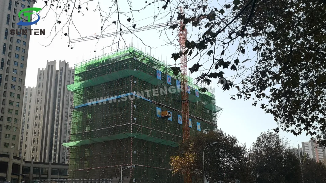 Industrial/Safety/Construction/Debris/Building/Scaffold Net in Green or Blue Color for Construction Sites