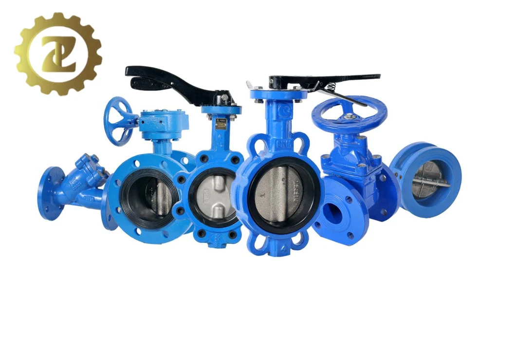 CF8 Butterfly Wafer Double Disc Check Valve for Gas