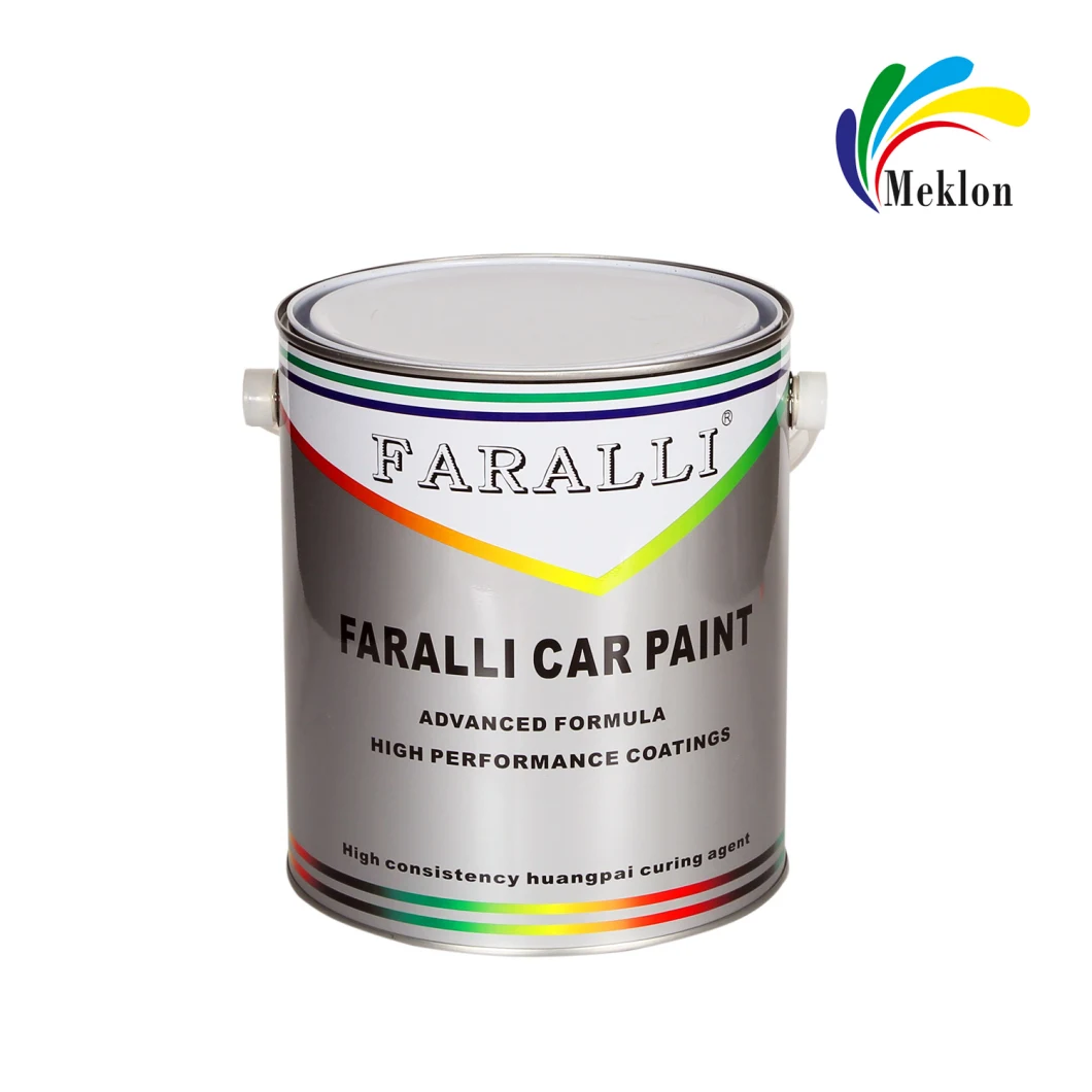 Meklon Auto Refinish Paint Ferrari Pearl Silver Paint Fp-M406 Medium Flash Silver Coating Paint