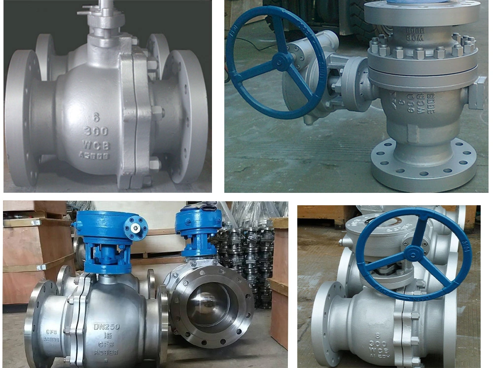 Gas 3-Way Valve L Type Ball Valves Flanged Ends Manufacturer