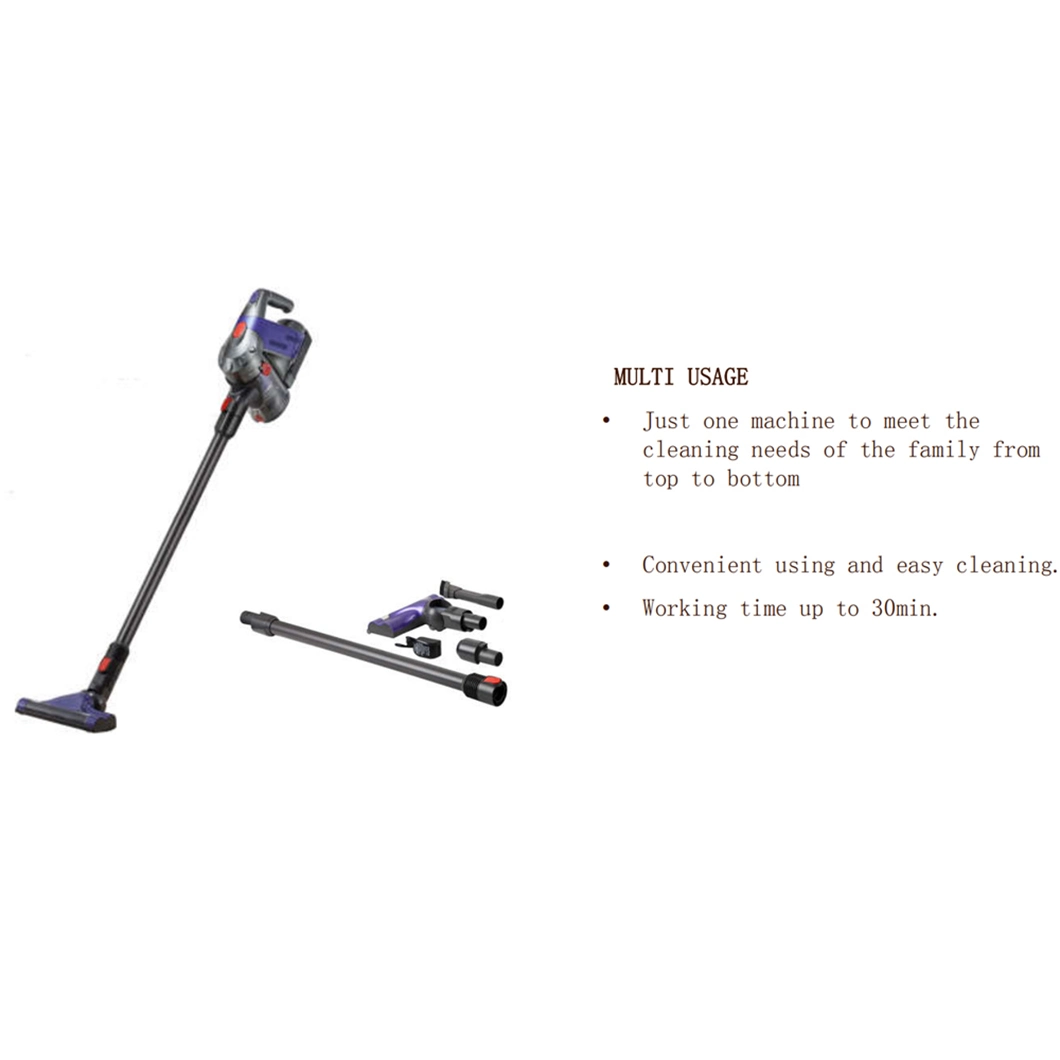 LY-8810 Adjustable Wall Mount Electrical brush Cordless handheld portable Vacuum Cleaner