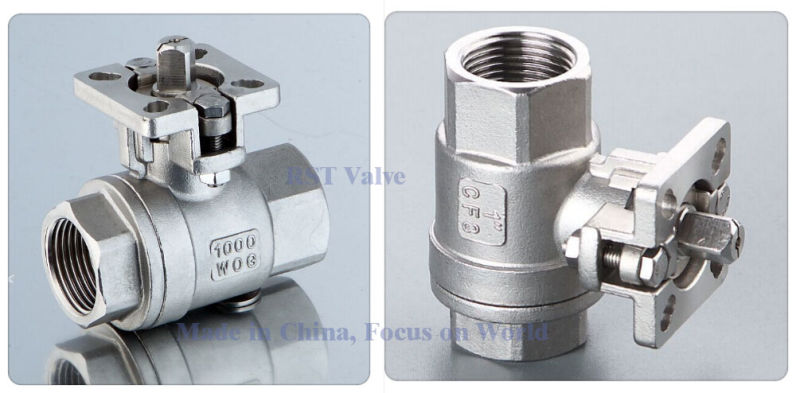Pneumatic Actuated 2PC Thread Floating Ball Valve