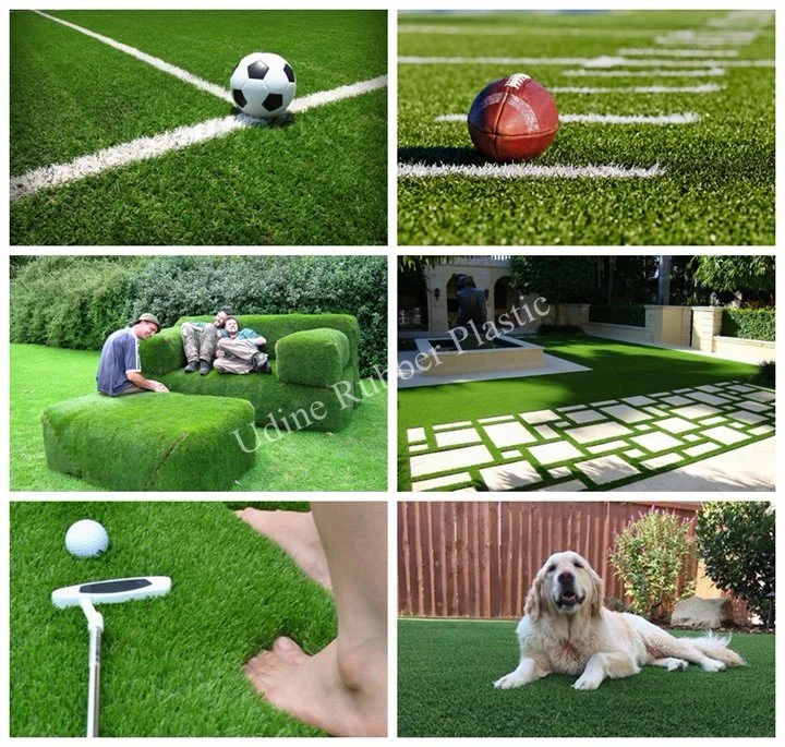 Yellow/Blue/Purple/Red Color Soccer Artificial Grass for Football Field