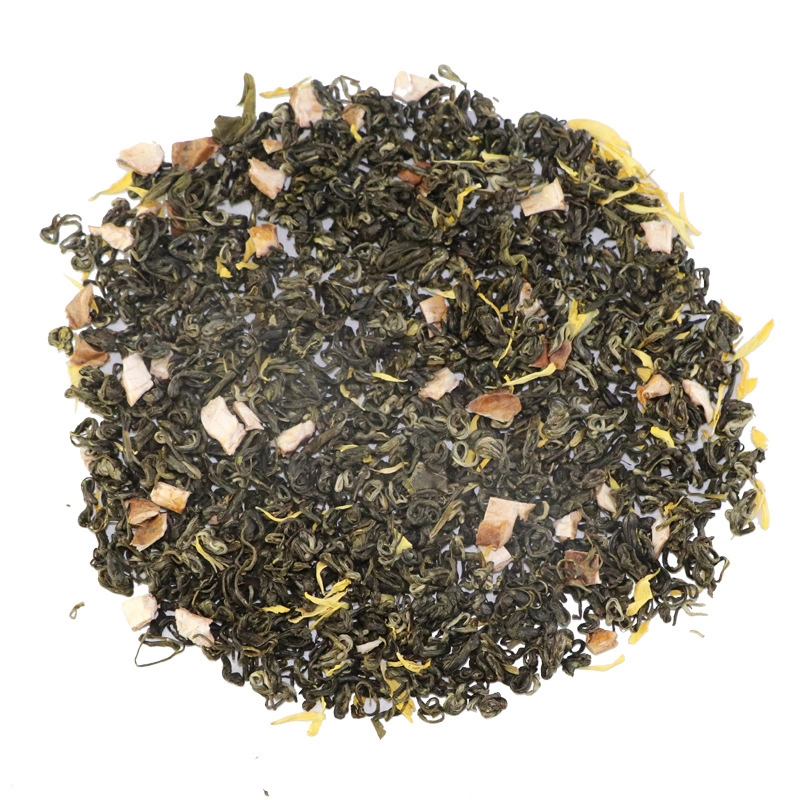 Natural Paper Cup Tea Passion Fruit Green Tea Flavored Tea