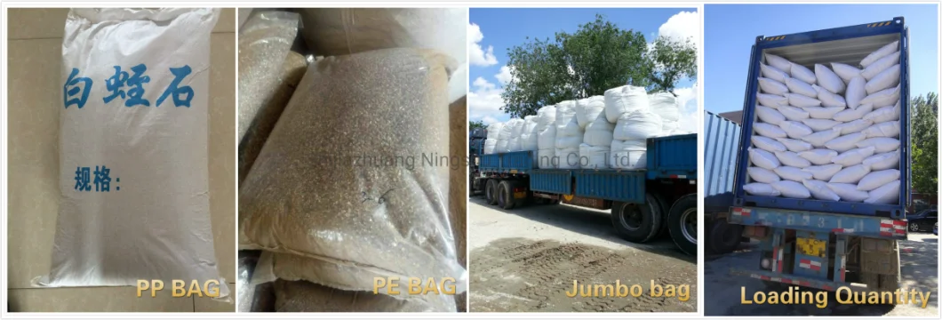 Fireproof Materials Expanded (Exforated) Vermiculite for Manufacturing Light Concrete
