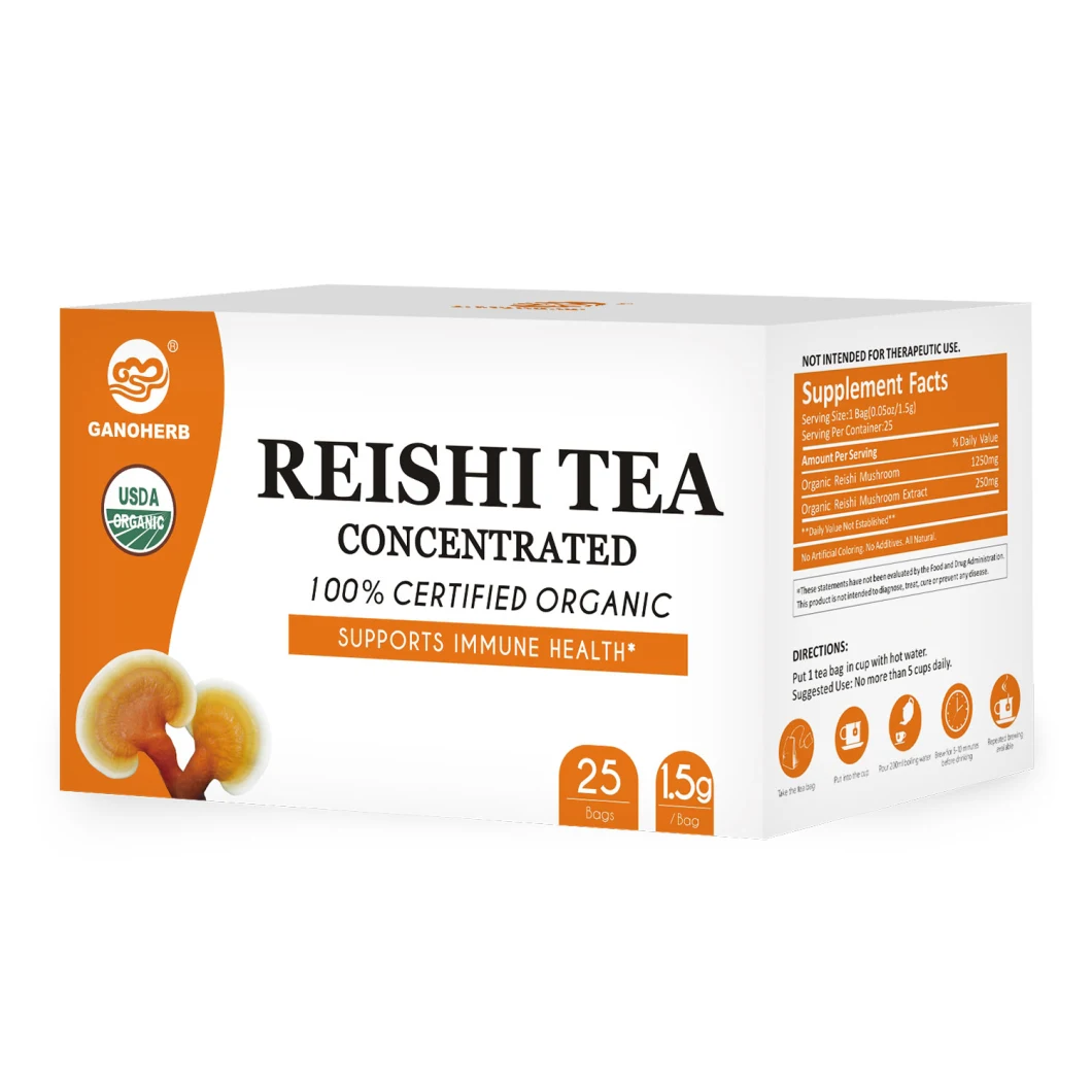 100% Natural Organic Herbal Tea Reishi Tea with Tea Bag