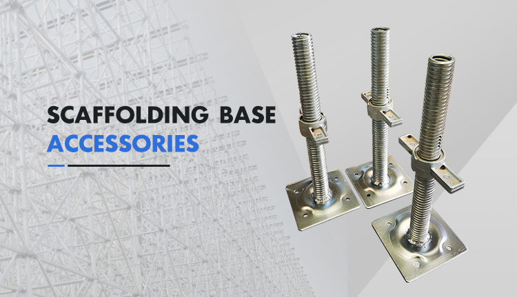 Scaffold Hollow Screw Jack Base for Construction