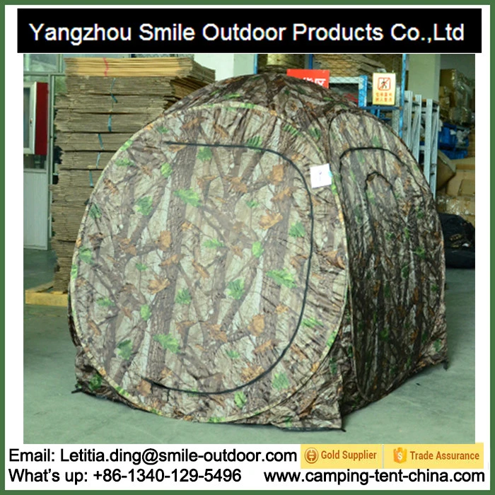 Fireproof Camping Express Frame Blind Camouflage Pop up Tent