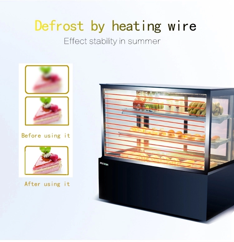 No Frost Saving-Energy Cake Cooler / Deluxe Commercial Cake Display Fridge