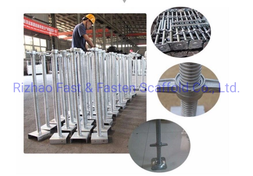Best Price Scaffolding Accessories U-Head Screw Jack Base with Nut Ladder Frame Construction