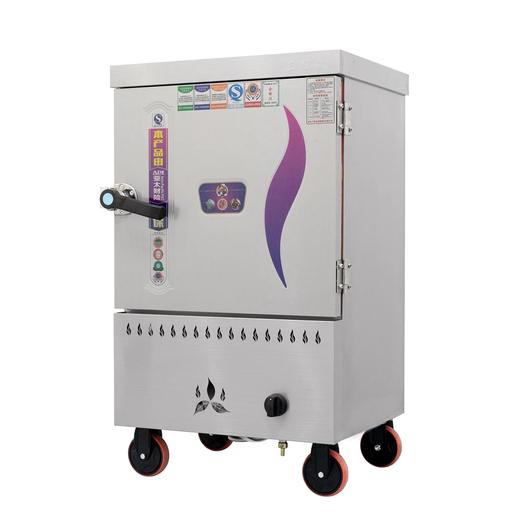 Economy Double Door Electric Steam or Steam Steamed Steamed Bun Steamed Rice Cabinet
