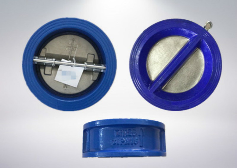 Hot Sale Pn16 Ci Iron Dual Plate Wafer Type Check Valve