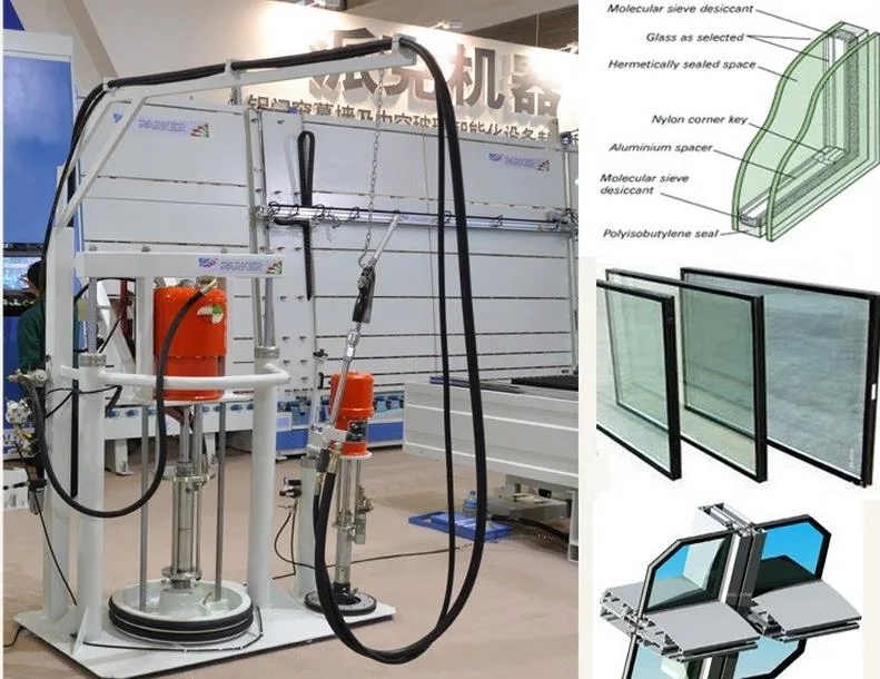 Butyl Coating Machine, Hot Melt Extruder Coating Machine for Insulating Glass Production Line