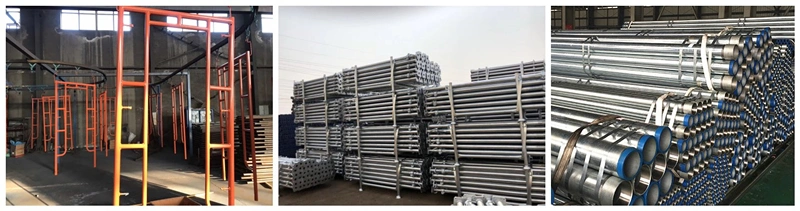 American Type 1219X914mm Painted Galvanized Scaffolding Steel Frame