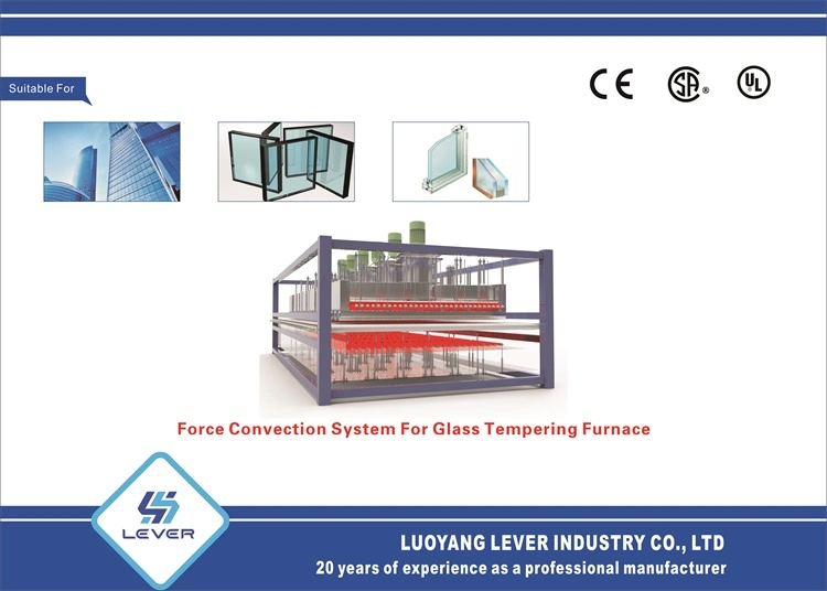 Flat Glass Tempering Furnace Machine with Blower Fan Convection with Passing Quenching Tempered Glass Making Machine