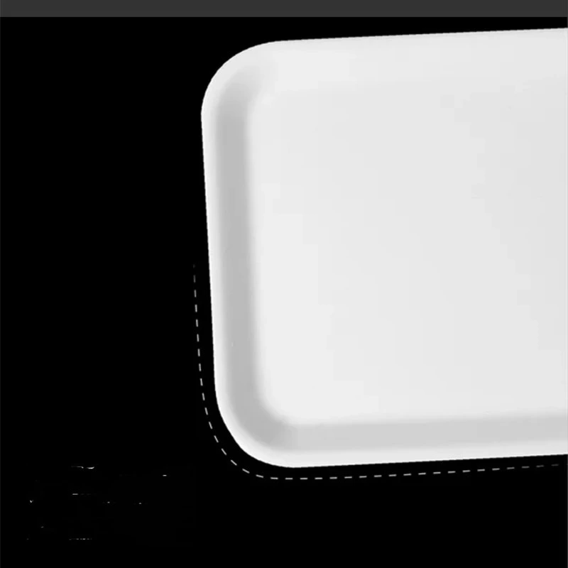 Rectangular 750/1000ml Biodegradable Disposable Lunch Box Takeaway Lunch Box Cornstarch Lunch Box