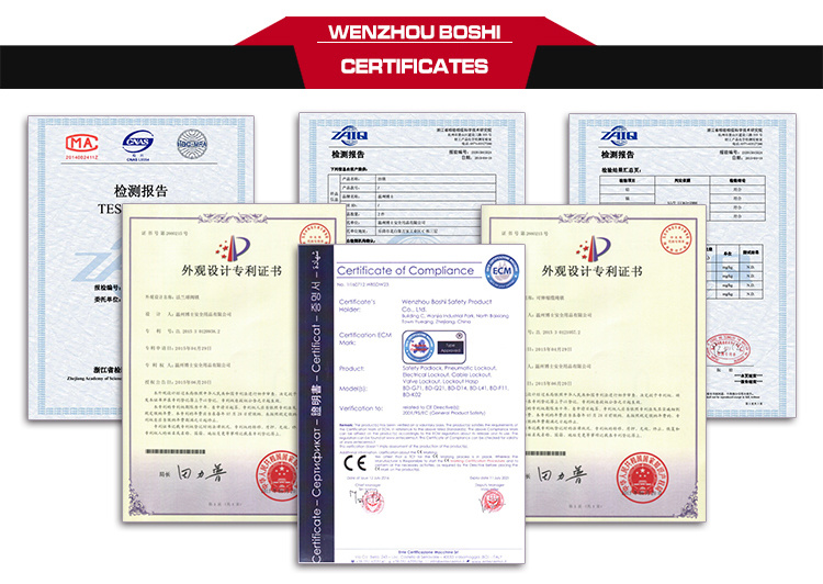 Boshi Plastic Scaffold Tags Lockout with Inspection Record