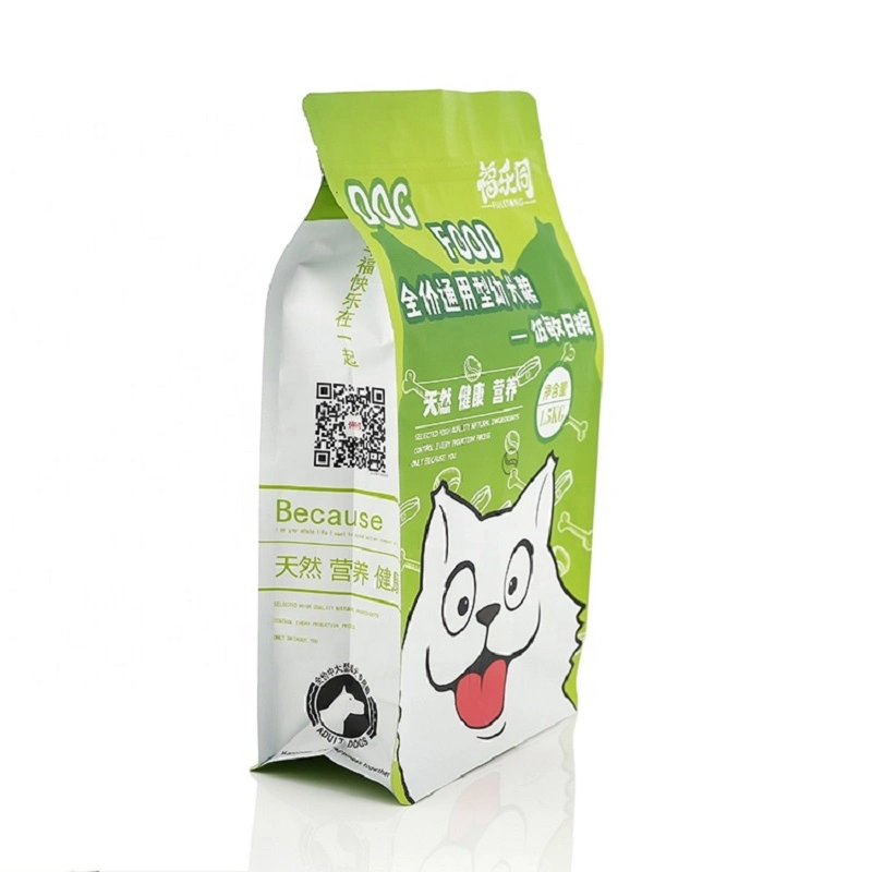 Eco-Friendly Smell Proof Pet Cat Food Packaging Dog Food Stand up Pouch