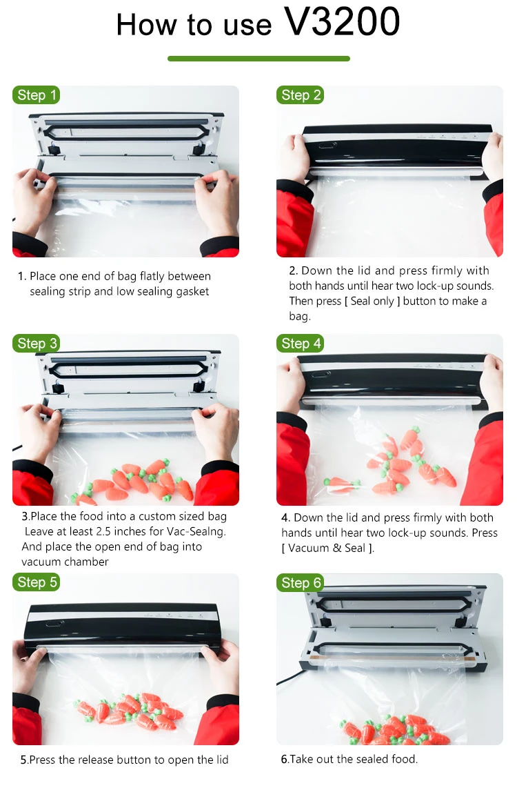 Home Kitchen Automatic Food Vacuum Sealer