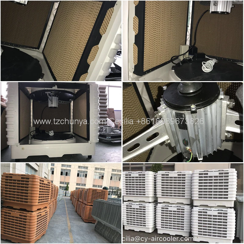 Industrial Cooling System Big Air Volume Room Rooftop Industrial Evaporative Air Cooler 18000m3/H