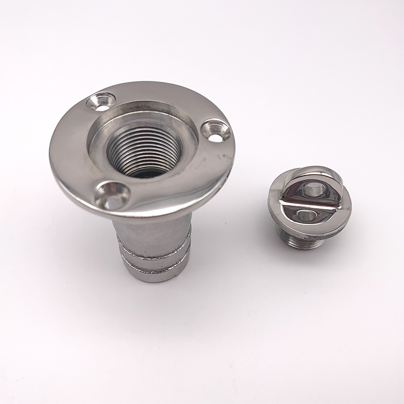 Stainless Steel 316 Drain Plug Scupper Plug Cabin Outfall Valve for Marine Accessories
