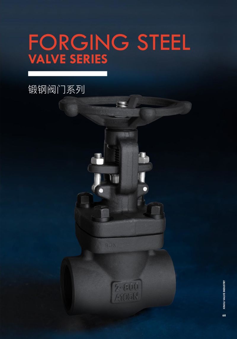 2 Inch Bsp Screwed Gate Valve with A105 Body 13cr Trims