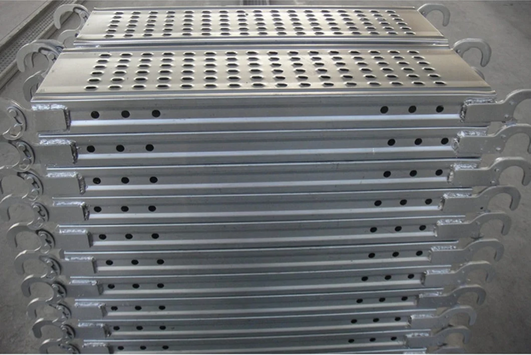 Galvanized Metal Layher Scaffold Deck / Planks for Steel Ringlock Scaffolding