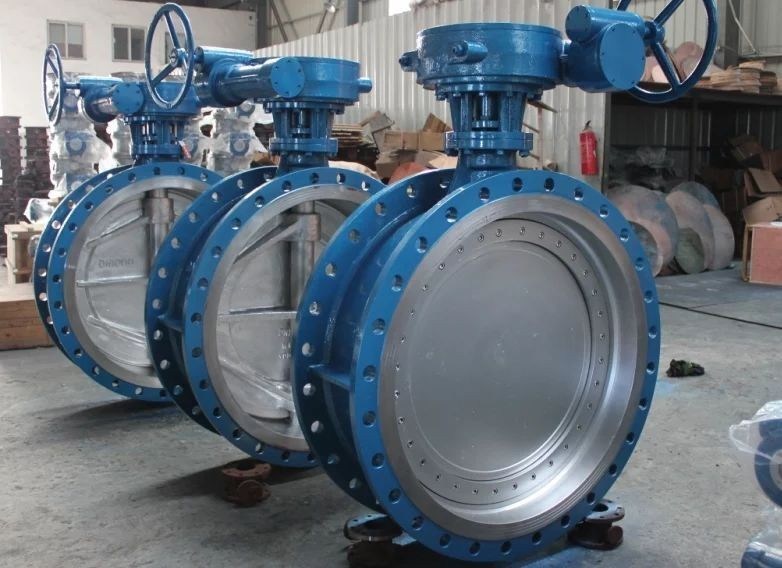 DN40-DN1200 API Valve Ductile Iron Cast Steel Stainless Steel Valve Flanged Butterfly Valve