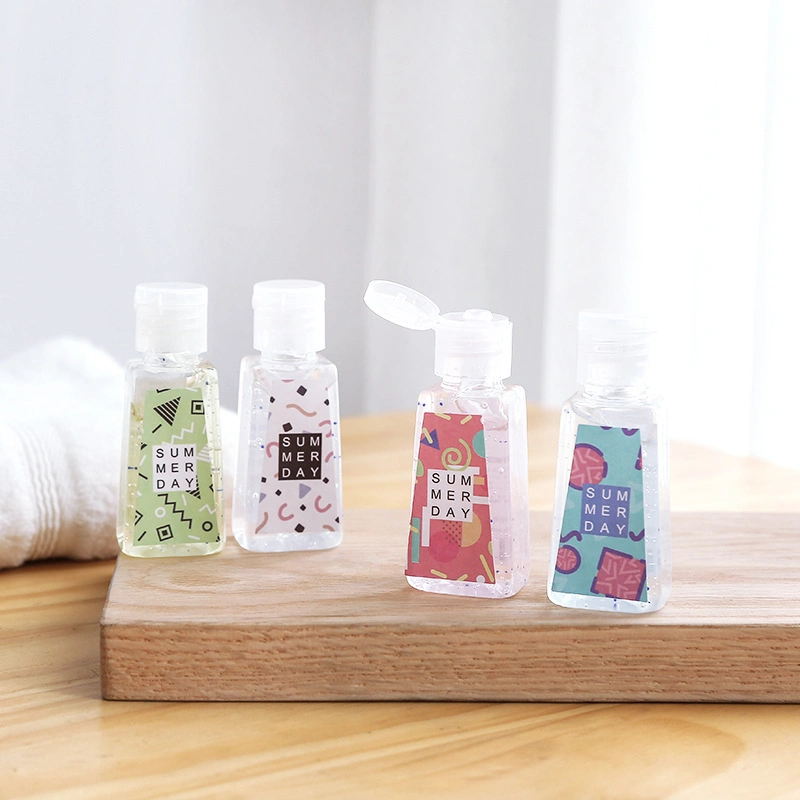 OEM Customized Logo Peach Scent Alcohol Waterless Antibacterial Gel Hand Sanitizer