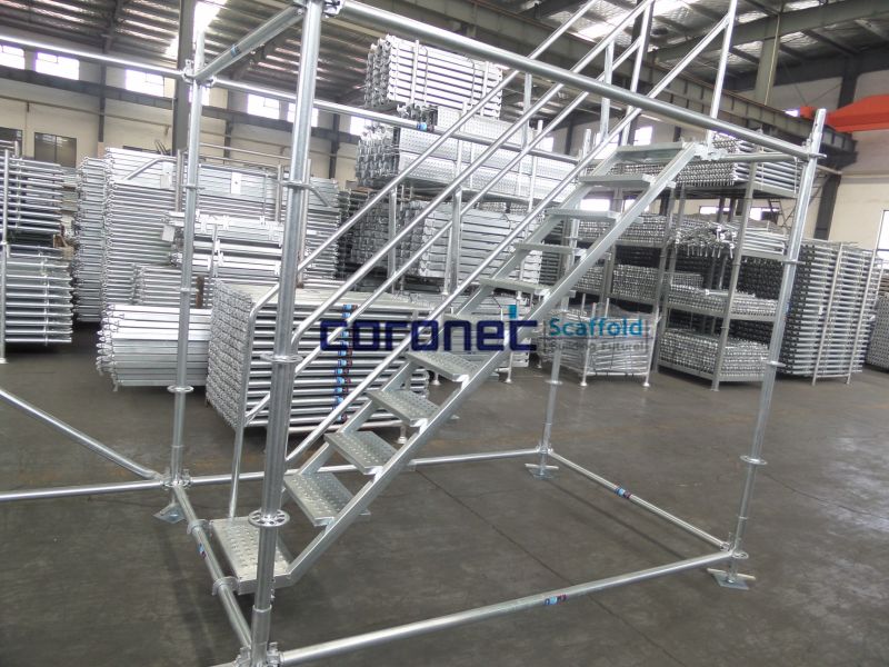 Scaffolding Equipment Internal Staircase Tower Scaffold for Ringlock Cuplock Scaffolding System