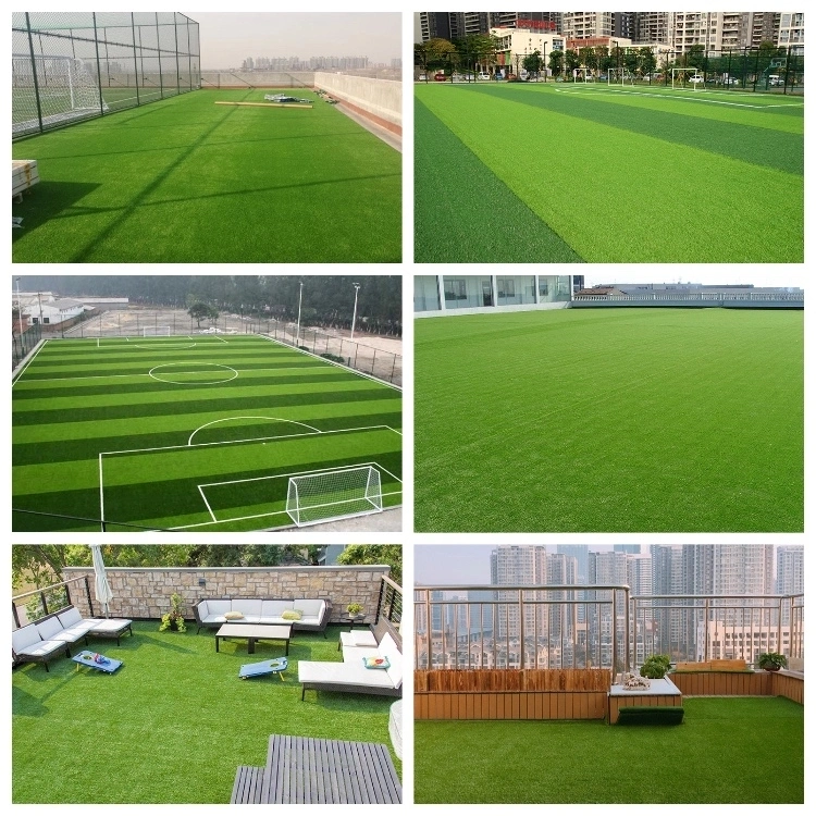 Custom Made 40mm Artificial Grass for Home Landscape Shape V