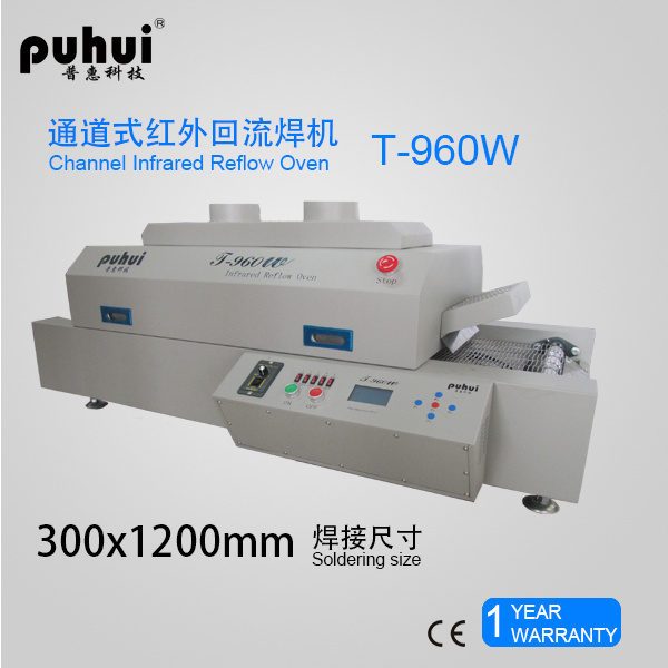 Puhui T-960 Reflow Oven, Reflow Oven for LED, Lead Free Reflow Oven, SMT Pick and Place Machine, SMT Reflow Solder