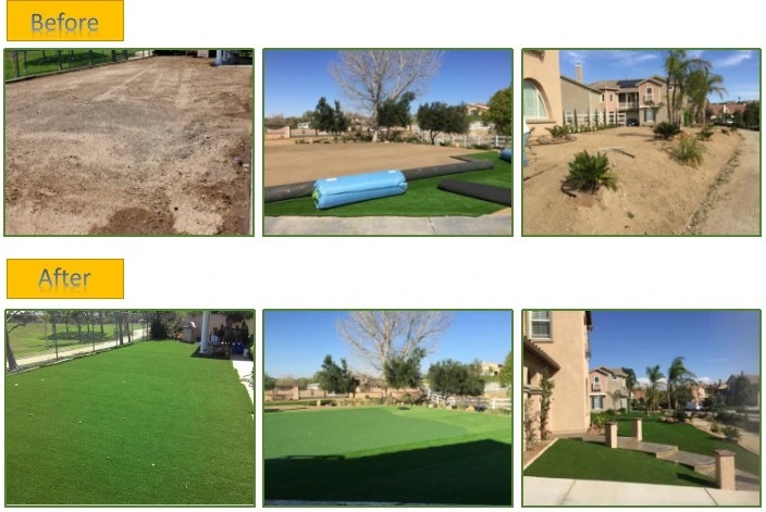 Natural Looking Forever Green Artificial Turf Synthetic Grass