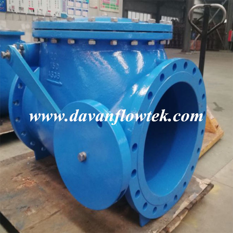 Ductile Cast Iron Ggg50 Check Valve Flanged Check Valve DN100 Pn16 Swing Check Valve China Factory BS Standard Check Valve