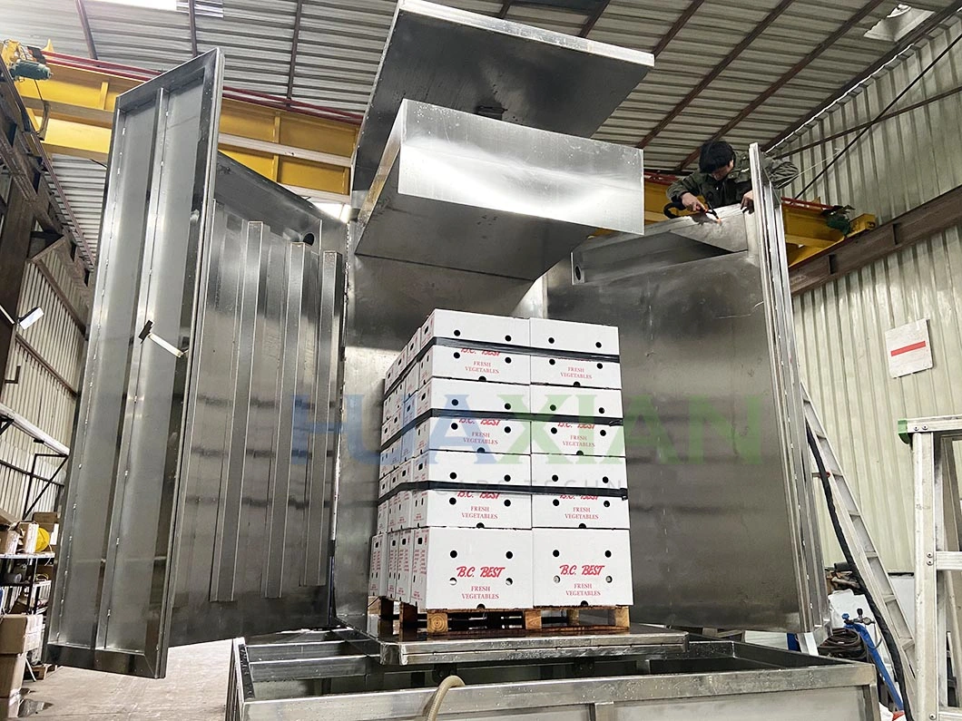 Fast Cooling Broccoli Storage Ice Injection, Save Labor Cauliflower Automatic Ice Injector