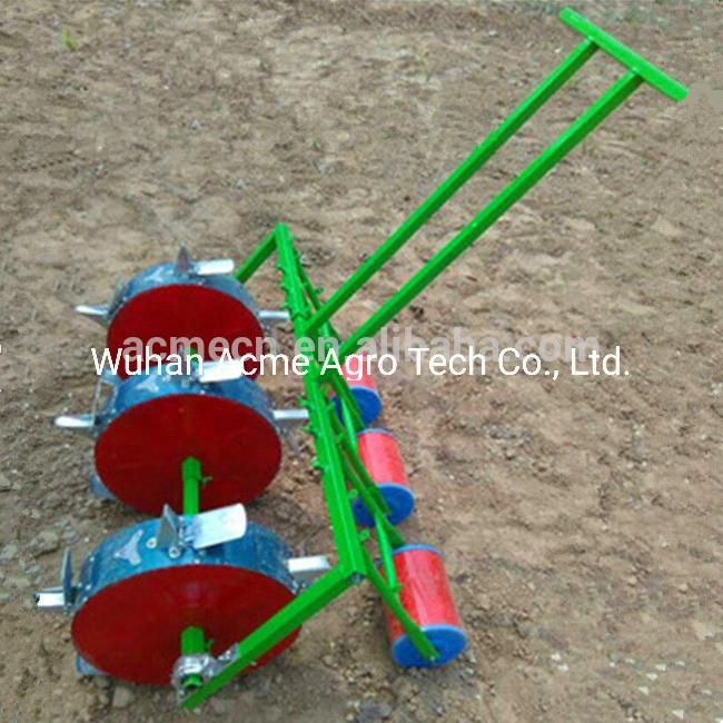 2rows Hand Push Manual Cabbage Seeder Cabbage Seeds Planter