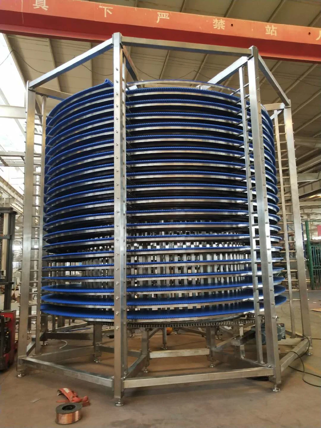 Bakery Factory Industrial Spiral Cooling Tower Conveyor Machine for Cooler Bread Baking