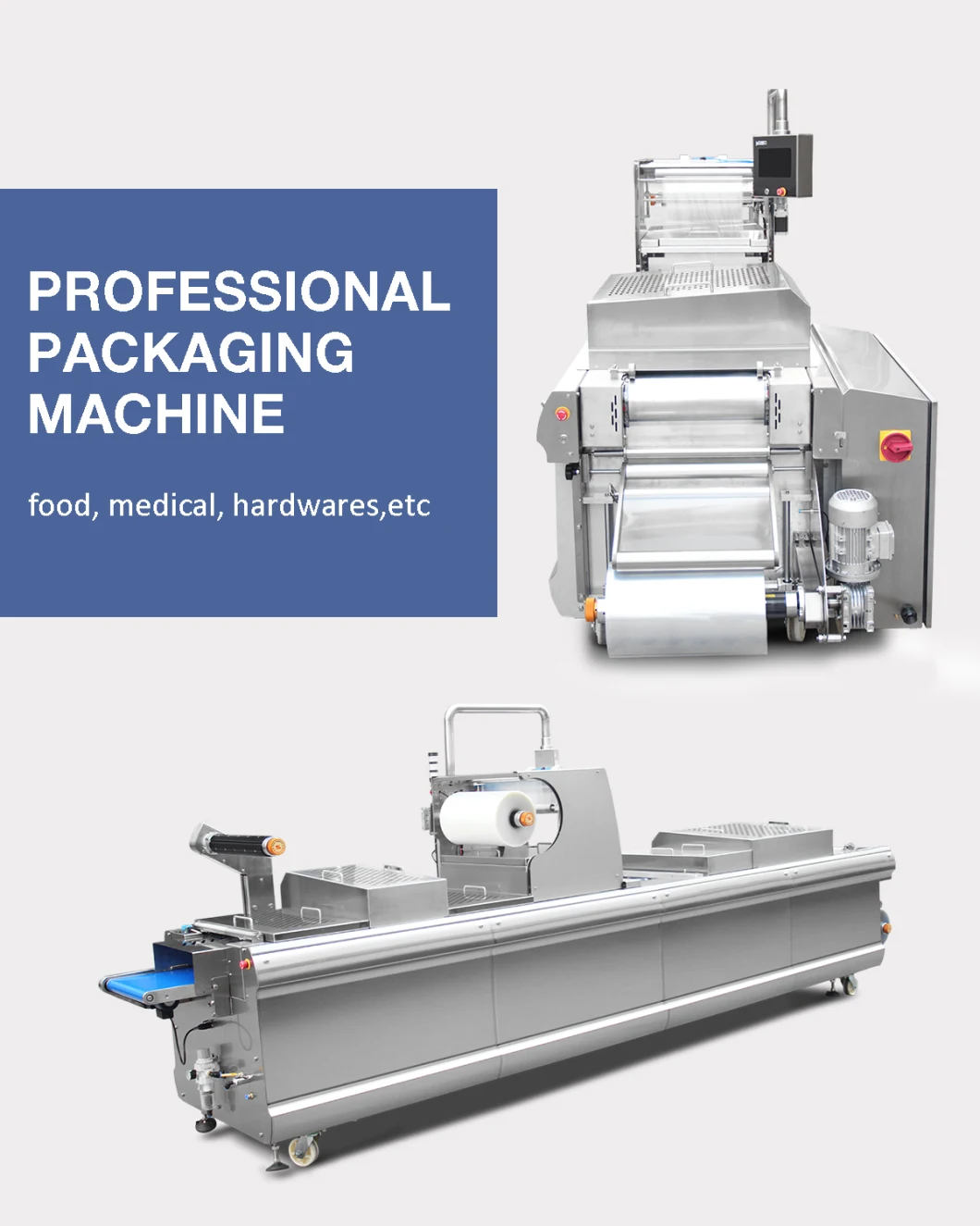 Fully Automatic Food Products Vacuum Forming Packing Machine