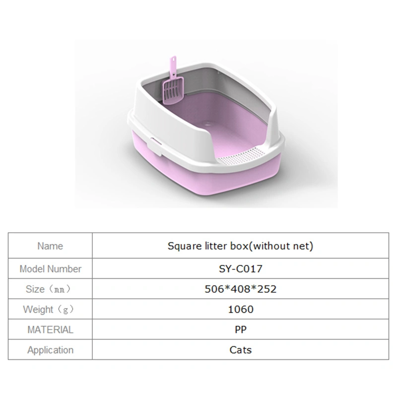 Environmental Protection Cat Litter Box New Color Cat Litter Box Bathtub Cat Toilet Sales Low Wholesale Bulk Sales