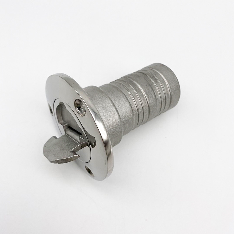 Stainless Steel 316 50*38mm Drain Plug Scupper Plug Cabin Outfall Valve with High Polished Head