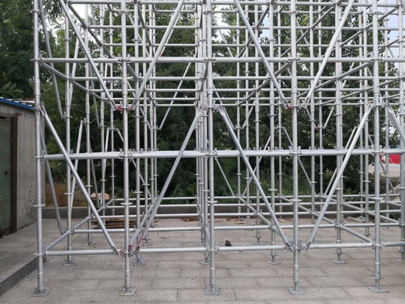 External Scaffold Ringlock Steel Galvanized for Wall