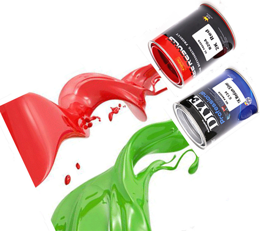 Diye Car Paint High Gloss Coating Mirror Effect Slow Dry Thinner Fast Dry Hardener Car Paint