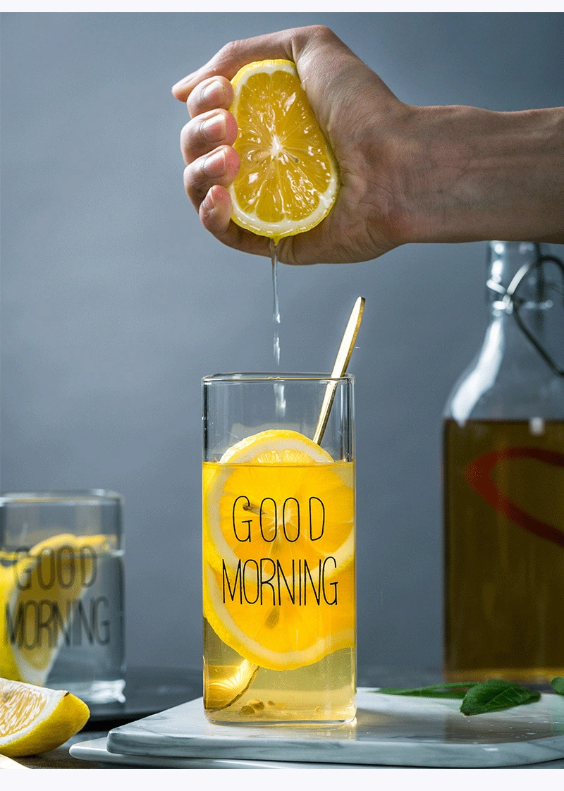 14oz 400ml Heat-Resistant Glass Milk Mug Breakfast Microwave Oven Safe Glass Cup
