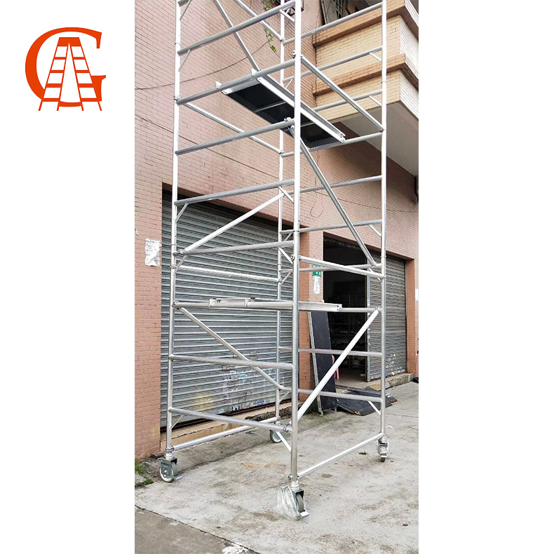 Ladder Heavy Duty Climbing Ladder Galvanized Frame Scaffolding Material Scaffold